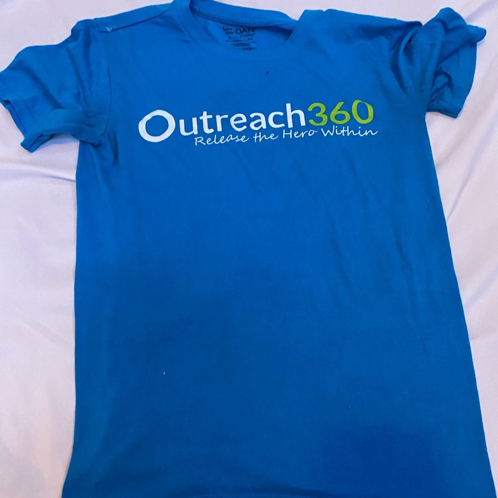 Blue graphic Tee